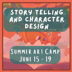 Story telling and character design 13 x 8 in 2