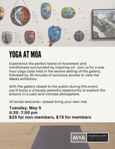 Yoga at MoA Masks 2026