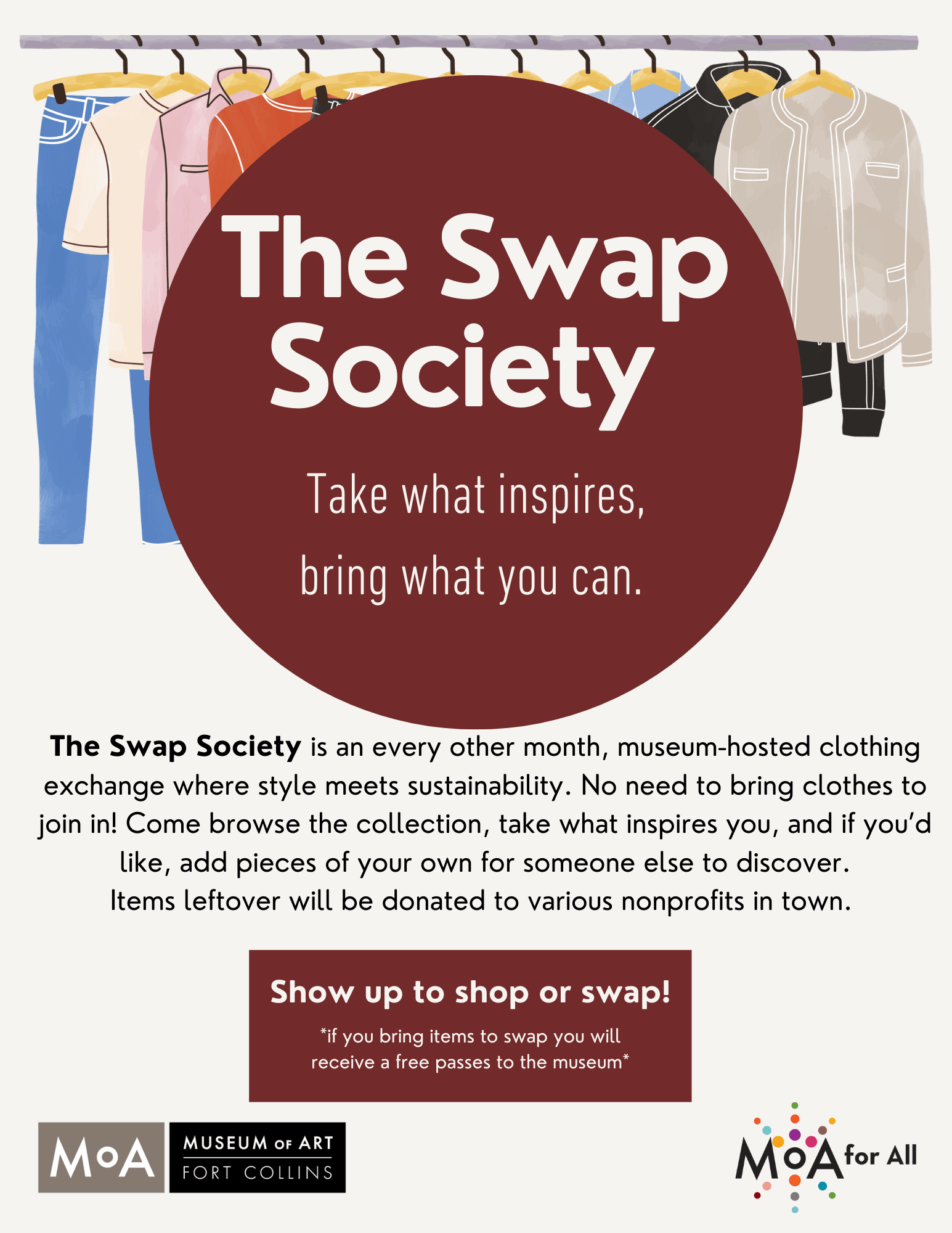 Clothes Swap Flyer Website 1